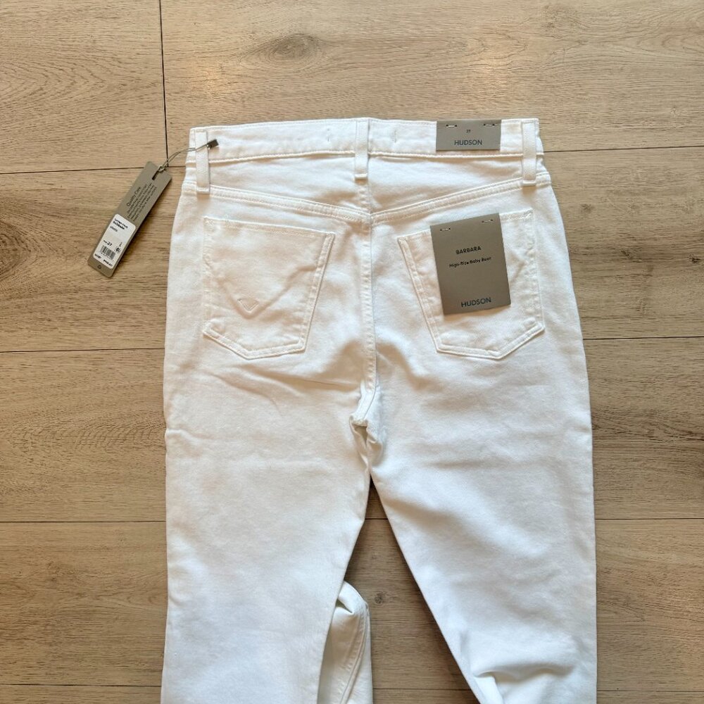 Hudson Barbara High-Rise Baby Bootcut Jean w/ Slit Hem Size 27 - Picture 5 of 7